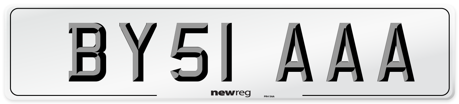 BY51 AAA Number Plate from New Reg